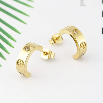 Ladies Classic Luxury  Earrings