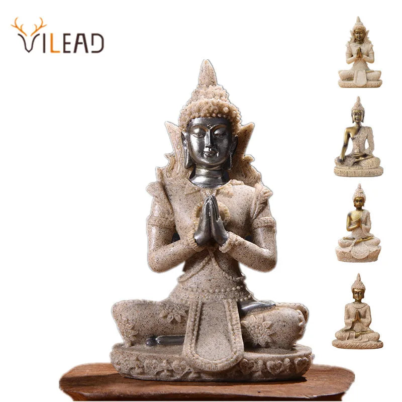 Sandstone Buddha Statue Home Decoration