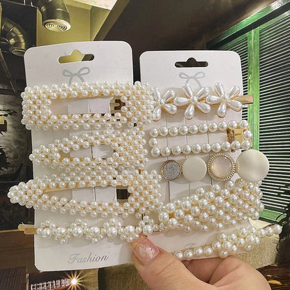 Ladies  Pearl Hair Clips