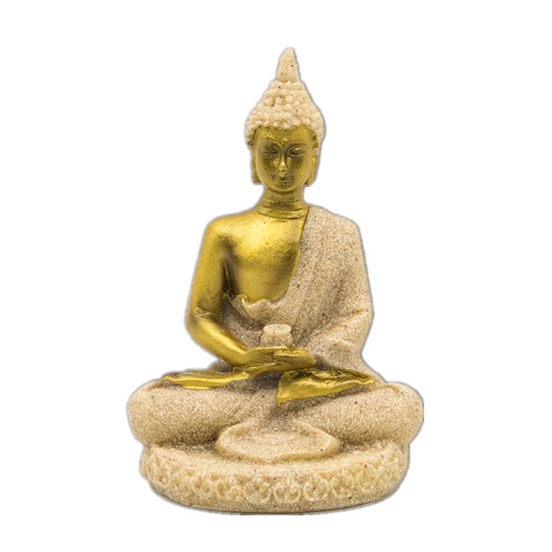 Sandstone Buddha Statue Home Decoration