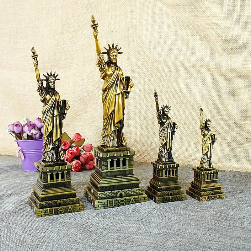 USA Statue of Liberty Metal Decoration Souvenirs