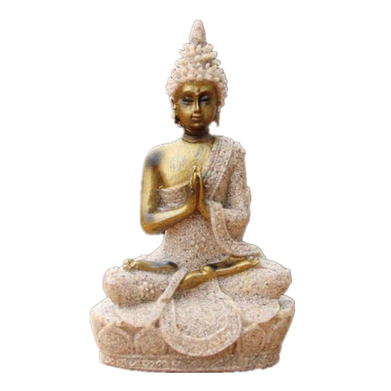 Sandstone Buddha Statue Home Decoration