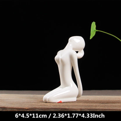 Ceramic Yoga Figurines  Home Decoration