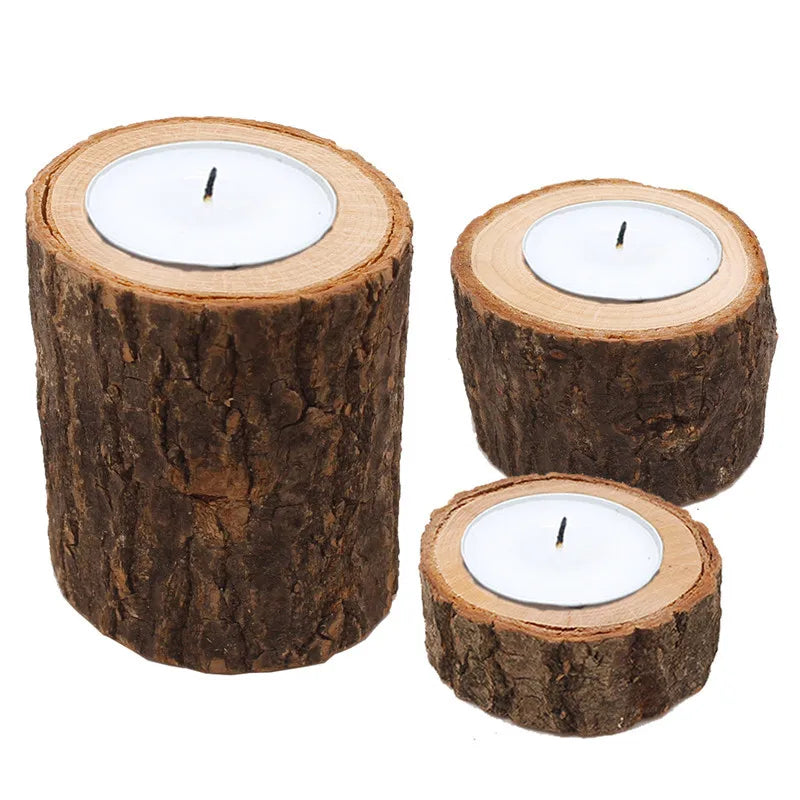 Wooden Candle Holder Burner