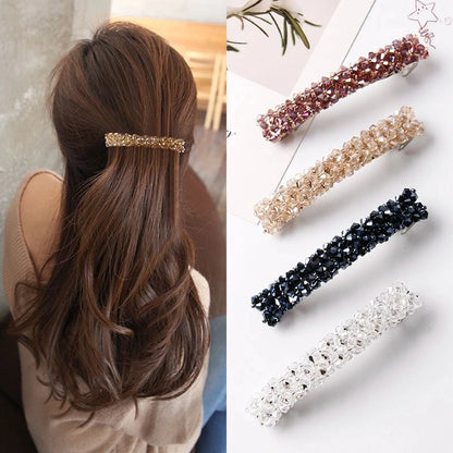 Ladies  Crystal Spring Hair Clips