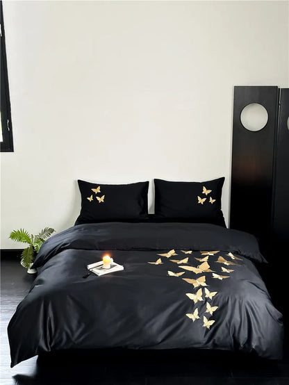 Grace Egyptian Cotton Embroidery Bedding Set