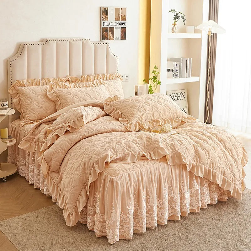 Bella Cotton Quilted Bedding Set