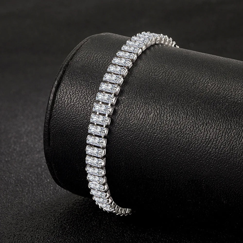 925 Sterling Silver Zircon Bracelet