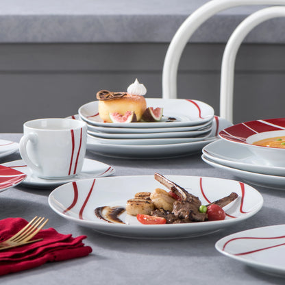 Amelia White Porcelain Dinner Set