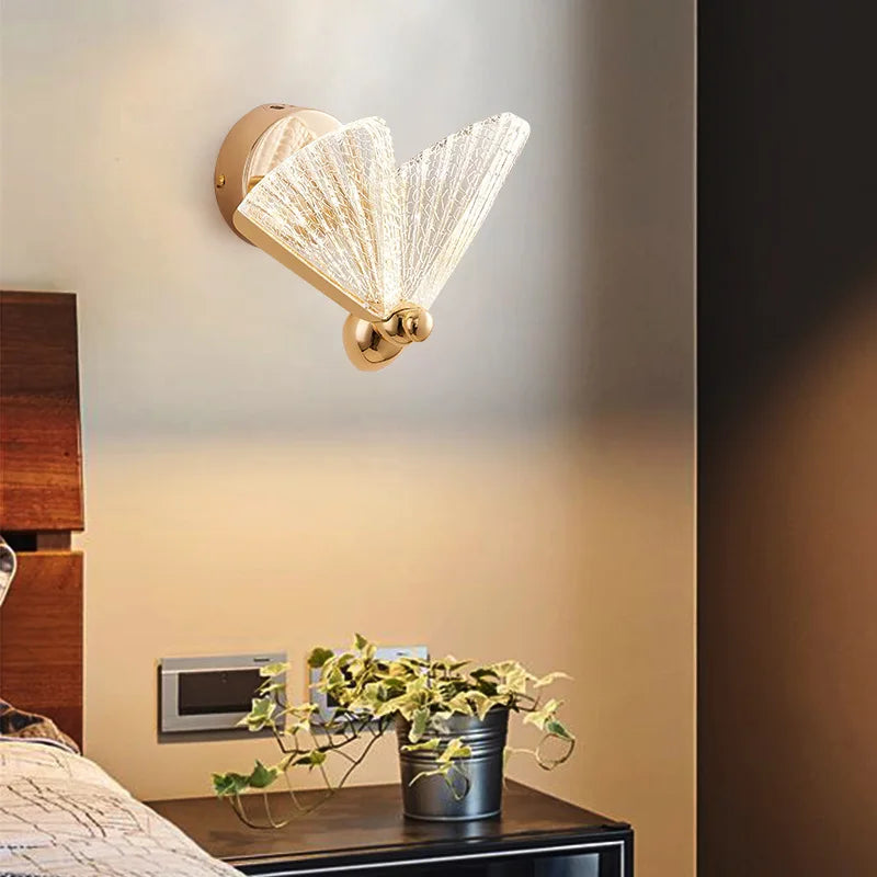 Luxury Modern Butterfly Wall Lamp