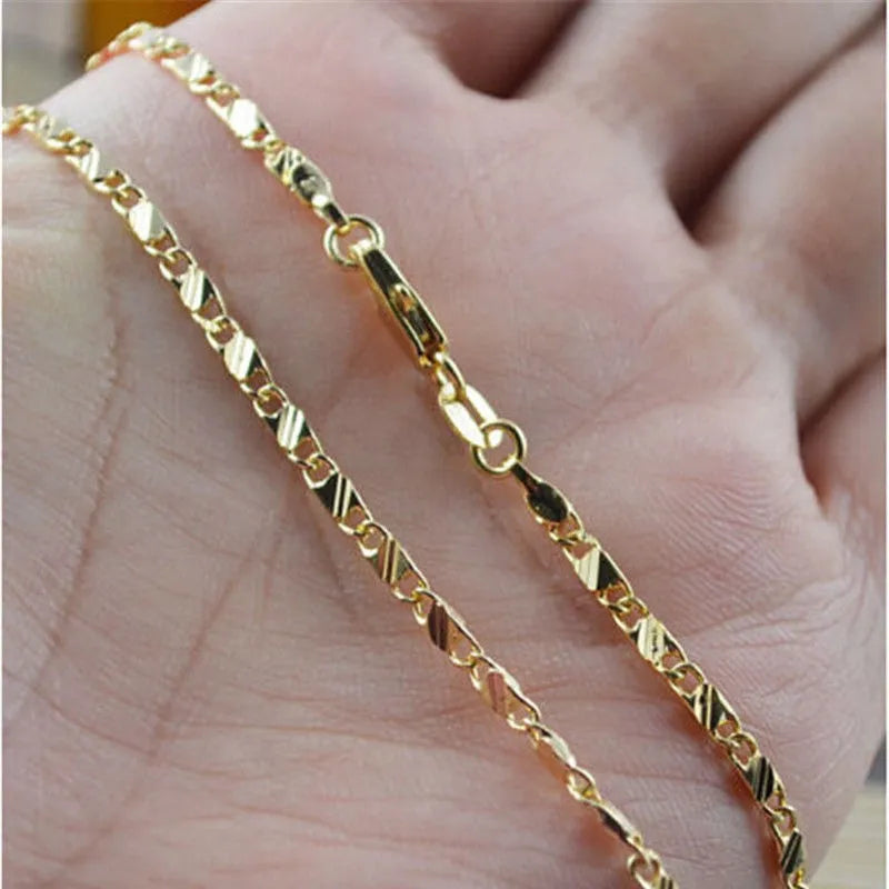 Men's Gold Color Filled Necklace