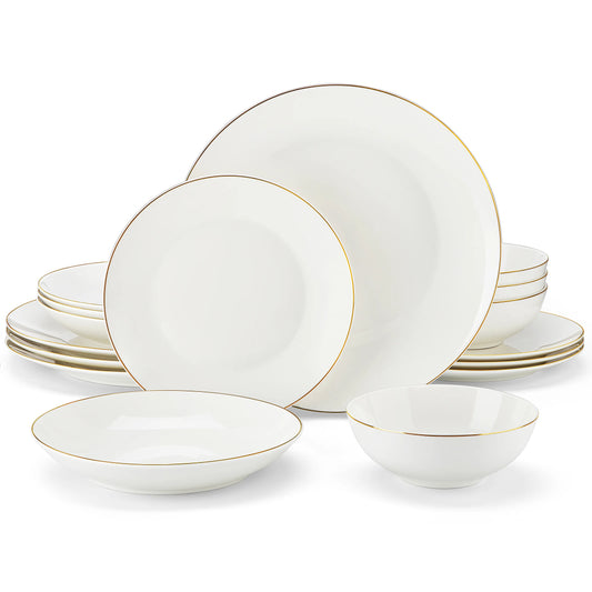 Mariana White Porcelain Dinnerware Set