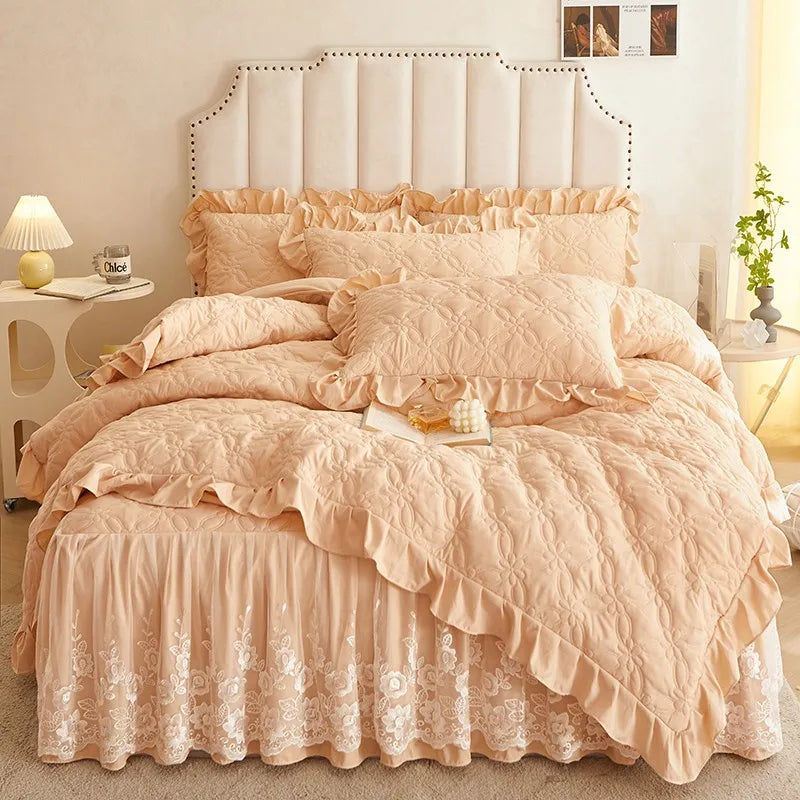 Bella Cotton Quilted Bedding Set