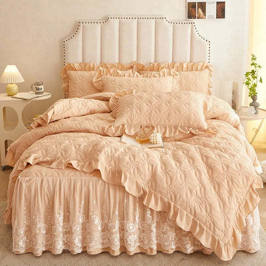 Bella Cotton Quilted Bedding Set