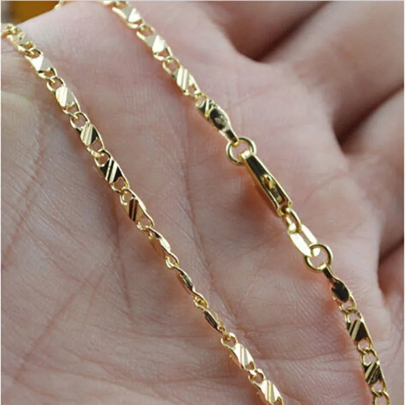 Men's Gold Color Filled Necklace