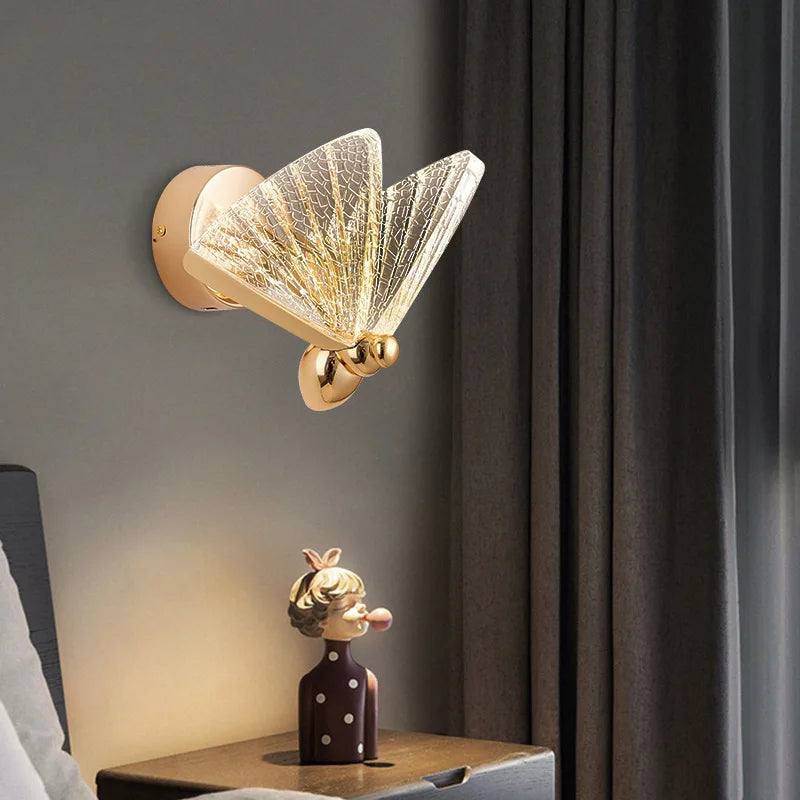 Luxury Modern Butterfly Wall Lamp