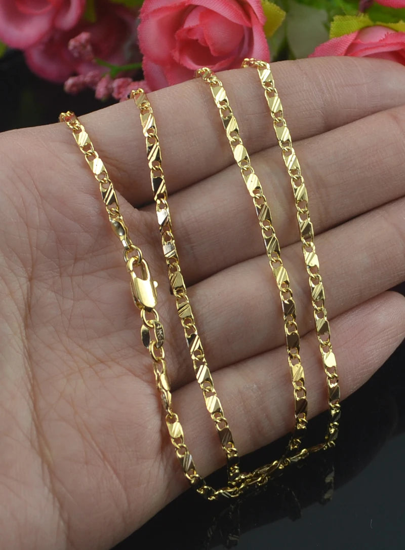 Men's Gold Color Filled Necklace